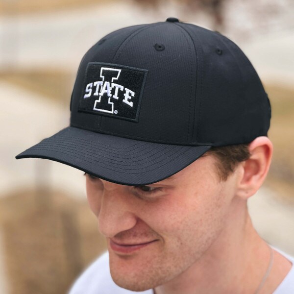 Authentic Brand I-State Removable Velcro Patch Black Hat